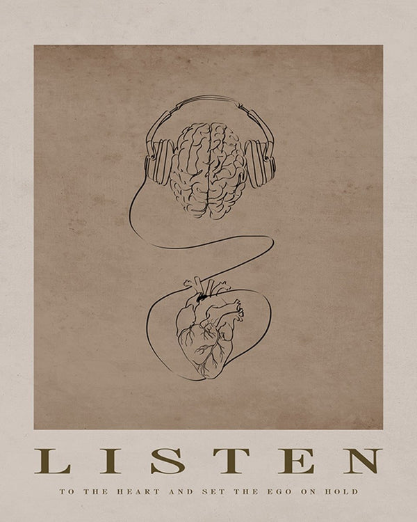 פוסטר Listen - Idana Furniture