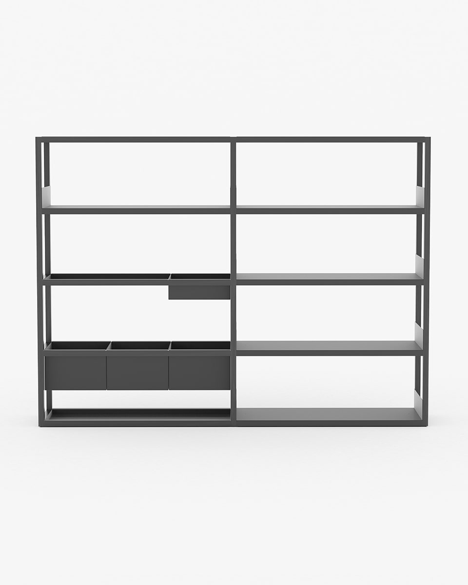 ספריית Lap Shelving medium - Idana Furniture