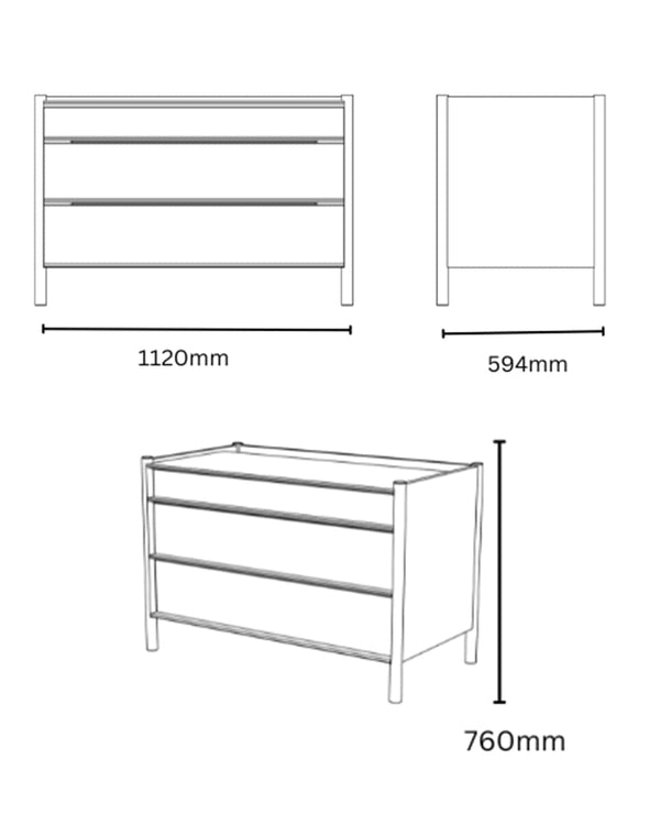 שידת מגירות Pala - Idana Furniture
