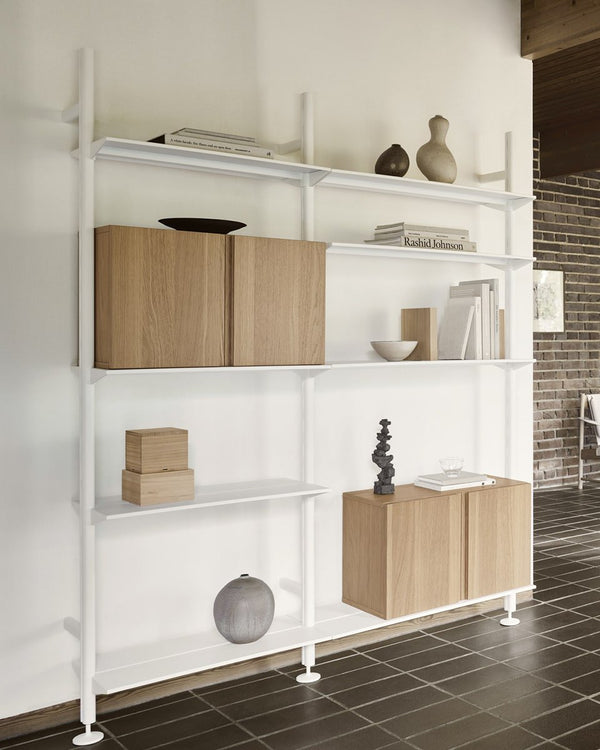 ספריית מדפים רחבה Pira תלוית קיר - Idana Furniture