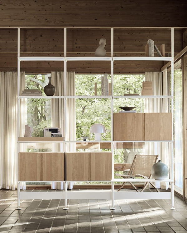 ספריית מדפים רחבה Pira תלוית תקרה - Idana Furniture