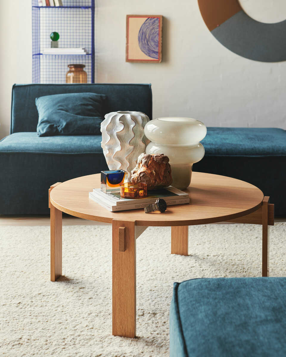 שולחן קפה עגול Carlo - Idana Furniture