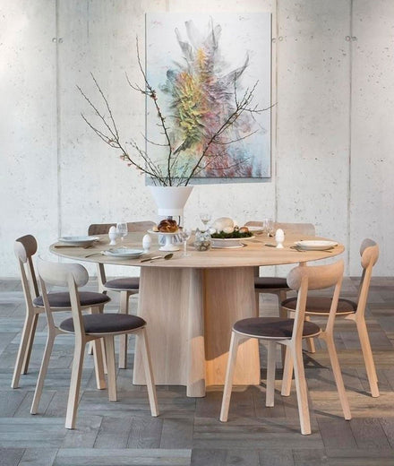 שולחן אוכל עגול Flame - Idana Furniture