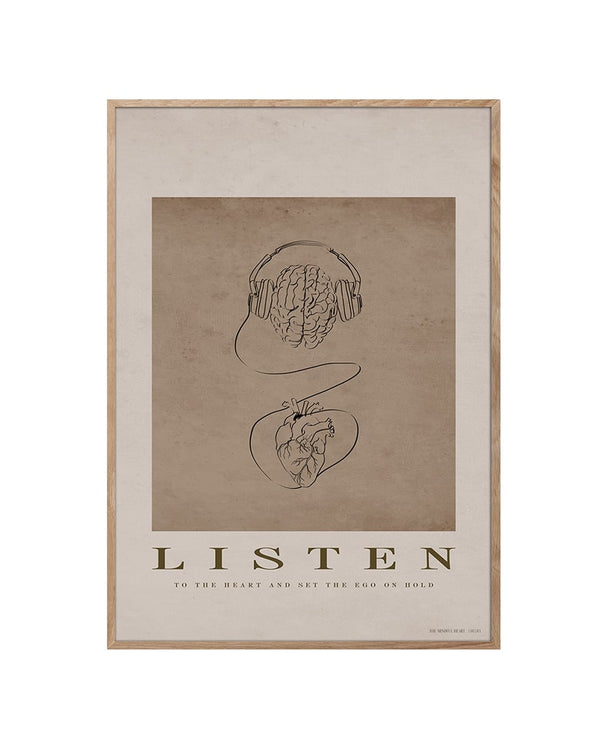 פוסטר Listen - Idana Furniture
