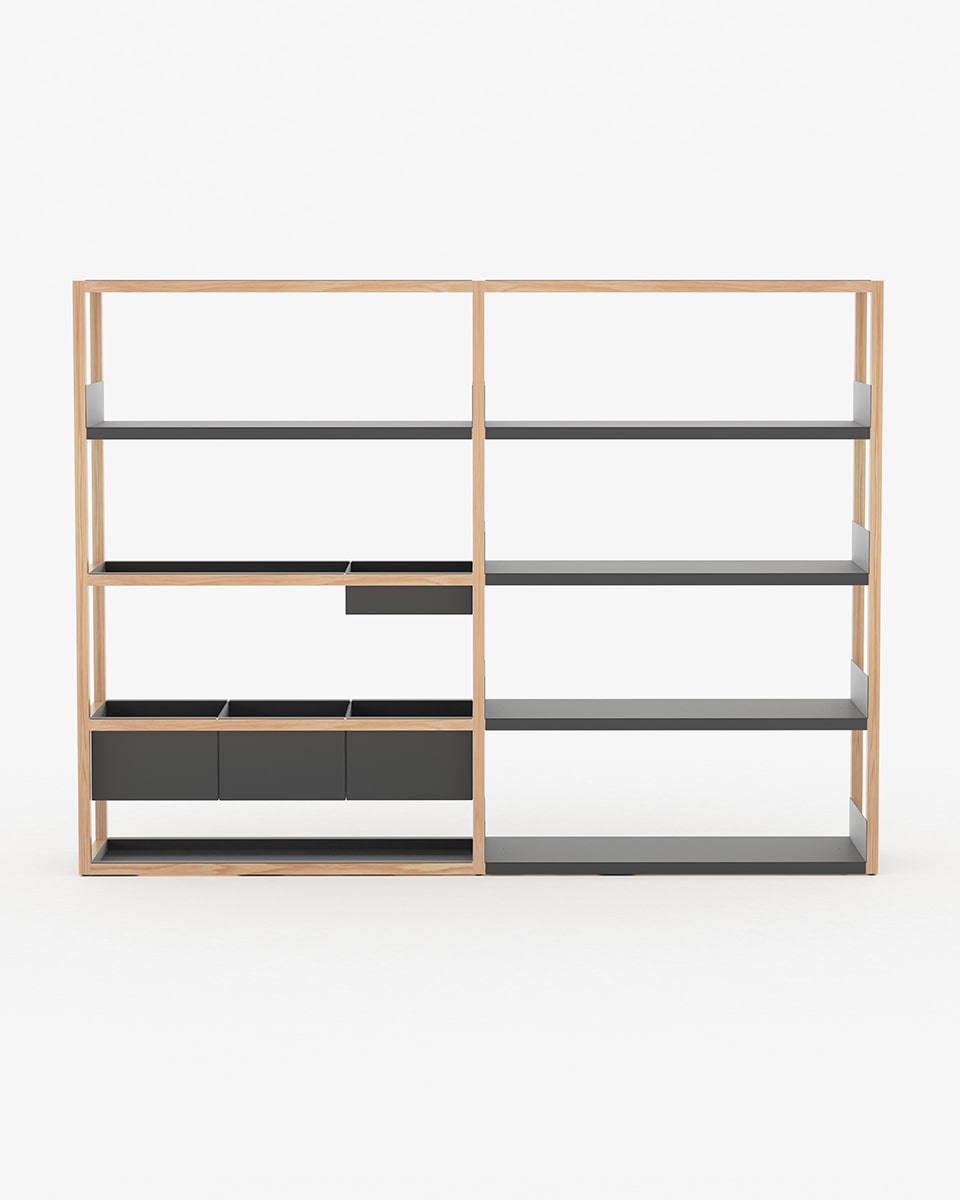 ספריית Lap Shelving medium - Idana Furniture