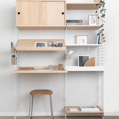 עמדת עבודה משולבת אחסון - Idana Furniture