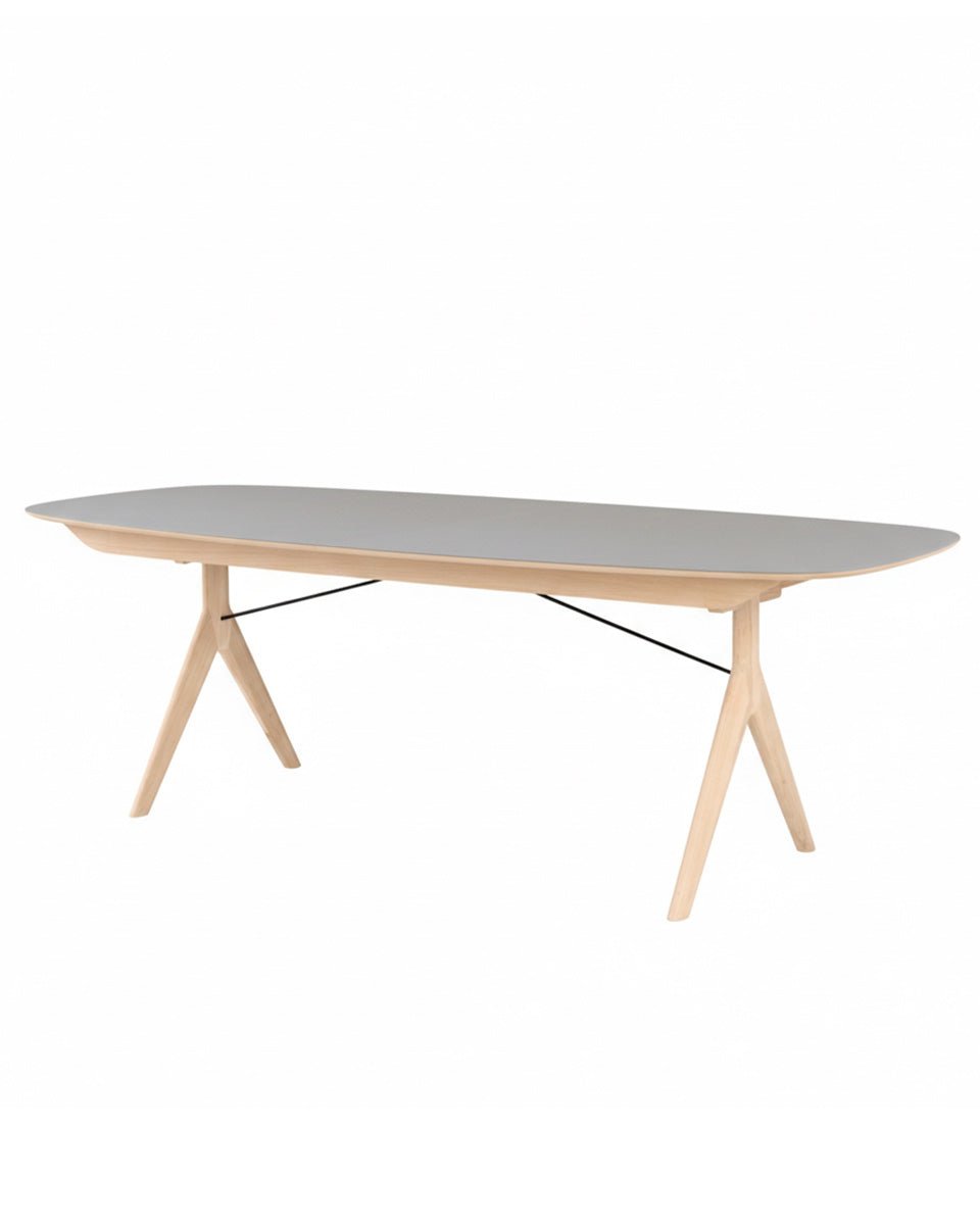 שולחן אוכל אליפסה נפתח Corna Slim - Idana Furniture