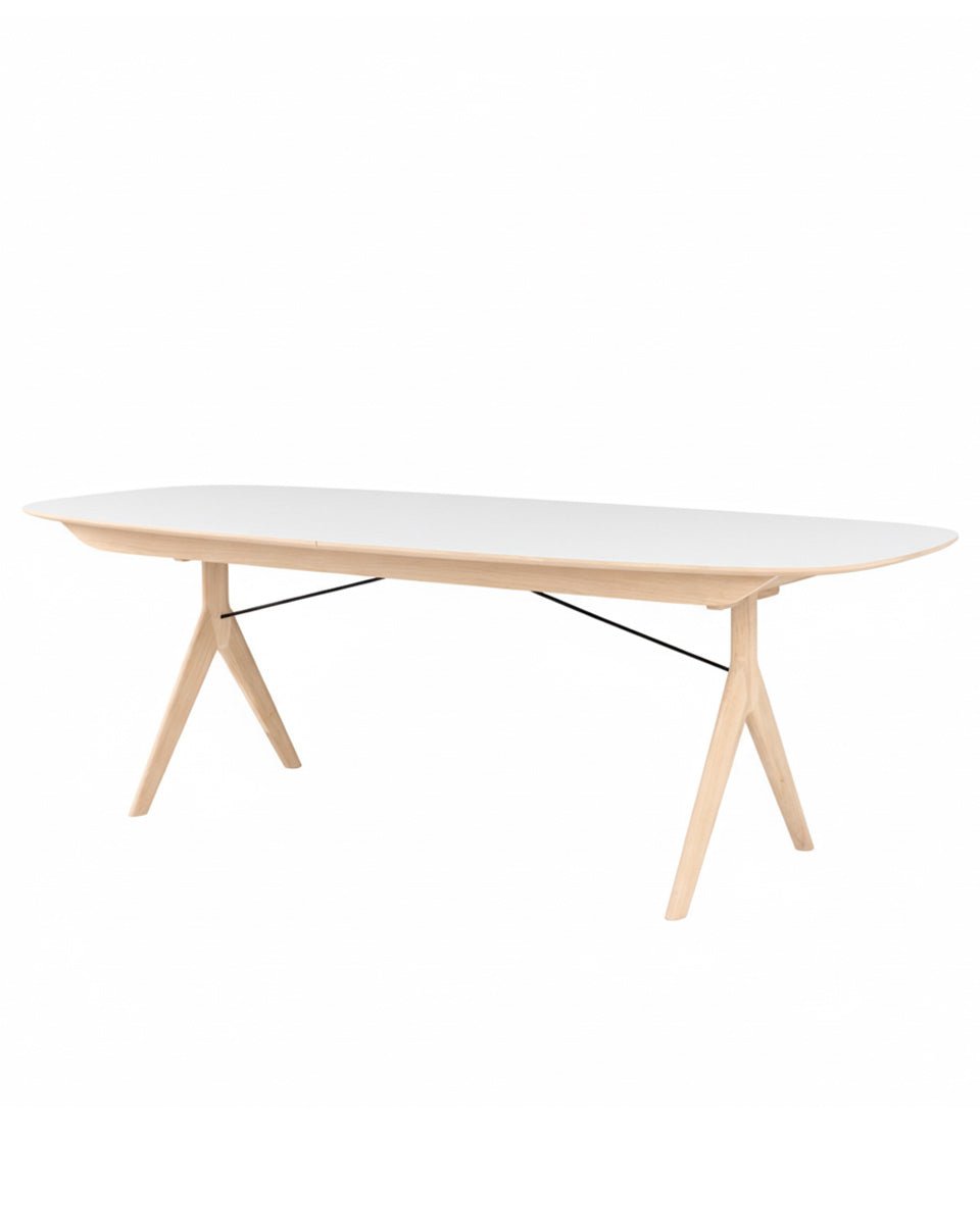 שולחן אוכל אליפסה נפתח Corna Slim - Idana Furniture