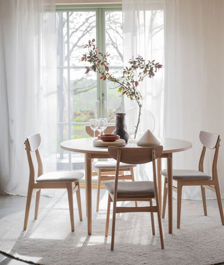 שולחן עגול 120 Fairmount עם פלטת HPL - Idana Furniture