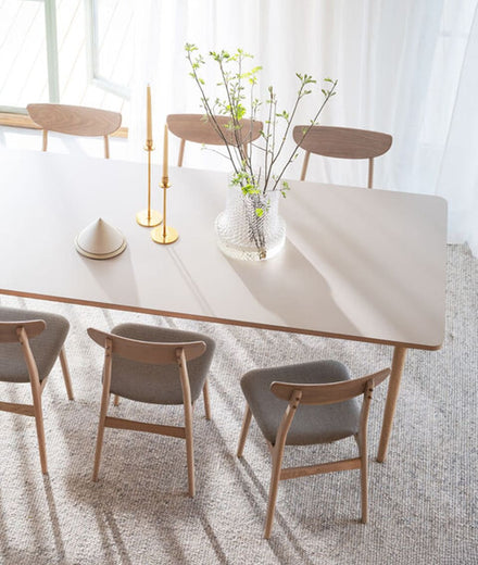 שולחן מלבני נפתח 220 Fairmount עם פלטת HPL - Idana Furniture
