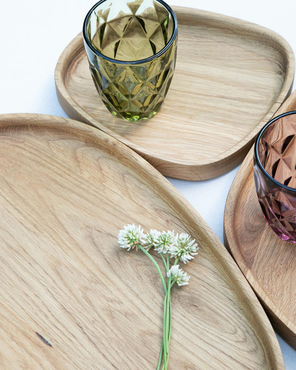 Nest Bowl - Idana - Natural Oak - Scandinavian - מגש עץ - מגש - Idana Furniture