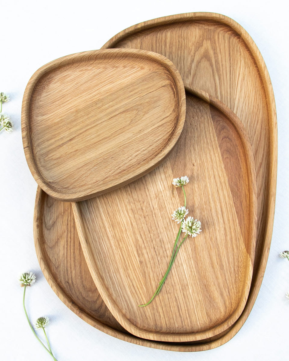 Nest Bowl - Idana - Natural Oak - Scandinavian - מגש עץ - מגש - Idana Furniture