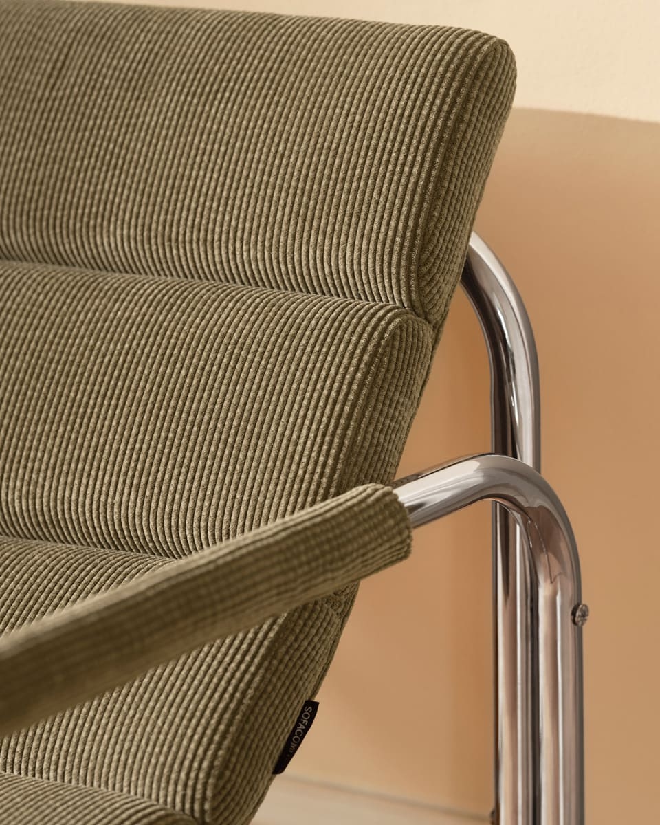 Roy - Stainless Steel - Scandinavian - Furniture - Arm chair - Idana Furniture - כורסה - כורת נירוסטה
