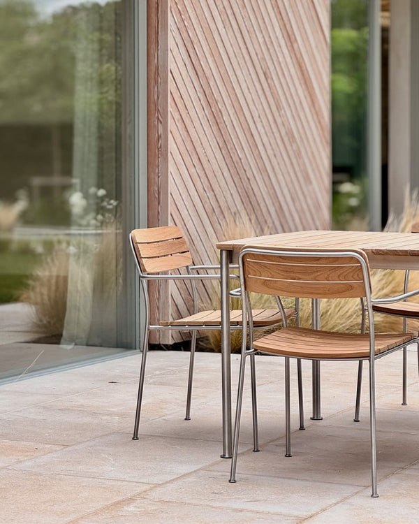 Outdoor chair-כיסא חוץ-woodfurniture-Stainless Steel-Stainless Steel furniture-idanahome
