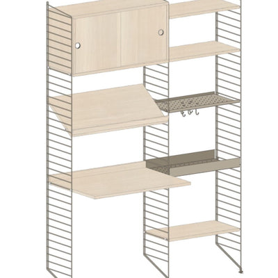 עמדת עבודה משולבת אחסון - Idana Furniture