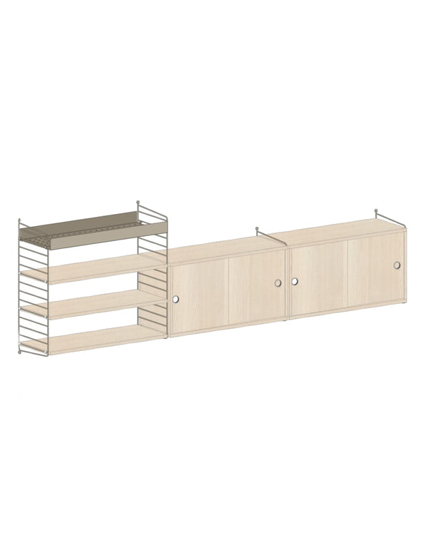 מזנון טלויזיה ומדף מתכת - Idana Furniture