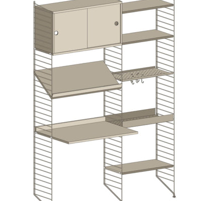 עמדת עבודה משולבת אחסון - Idana Furniture