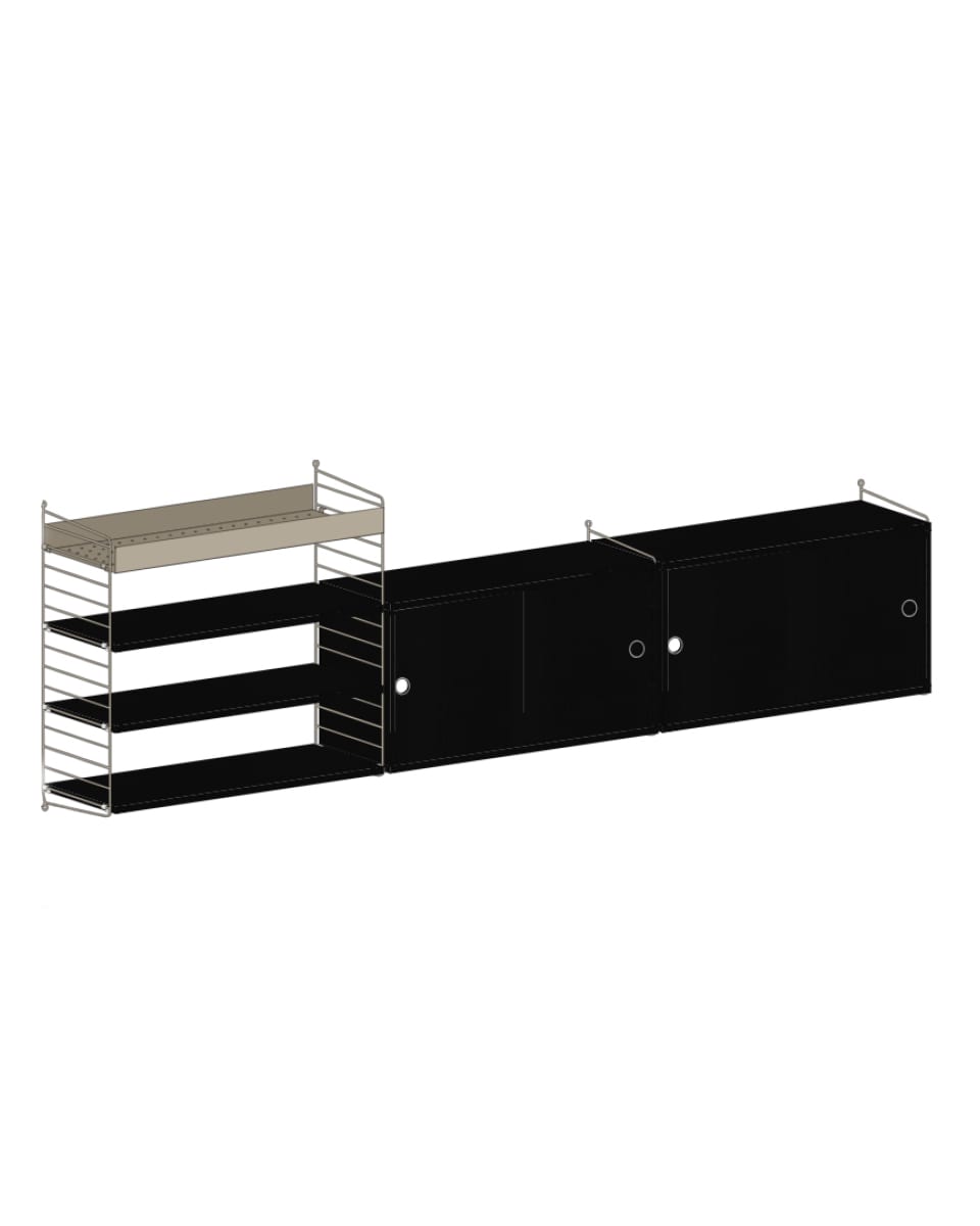 מזנון טלויזיה ומדף מתכת - Idana Furniture