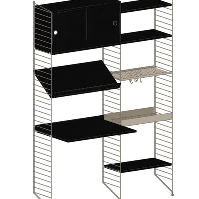 עמדת עבודה משולבת אחסון - Idana Furniture