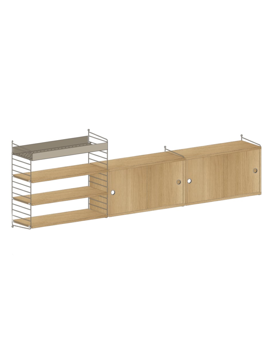 מזנון טלויזיה ומדף מתכת - Idana Furniture