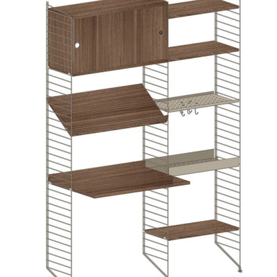 עמדת עבודה משולבת אחסון - Idana Furniture
