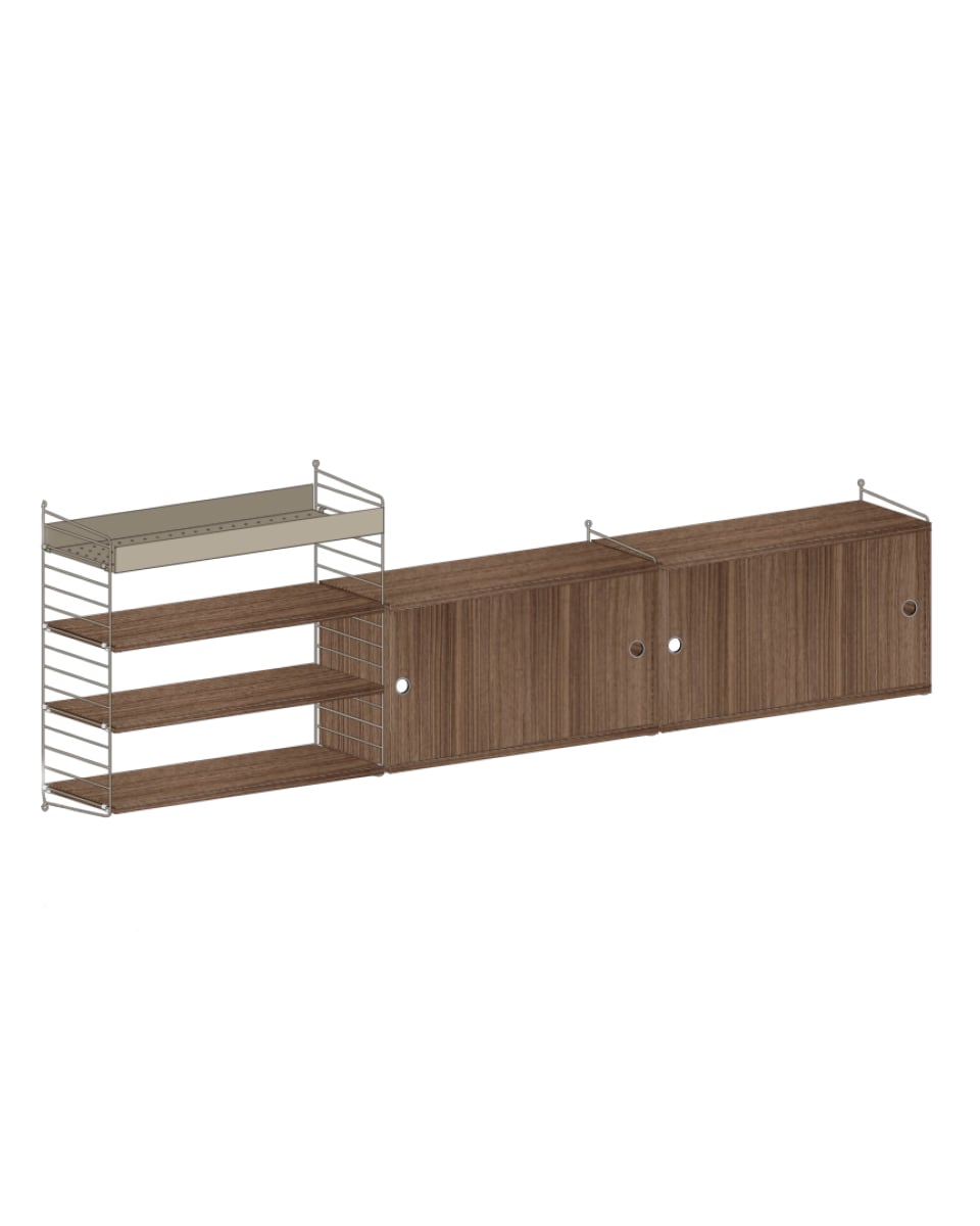 מזנון טלויזיה ומדף מתכת - Idana Furniture