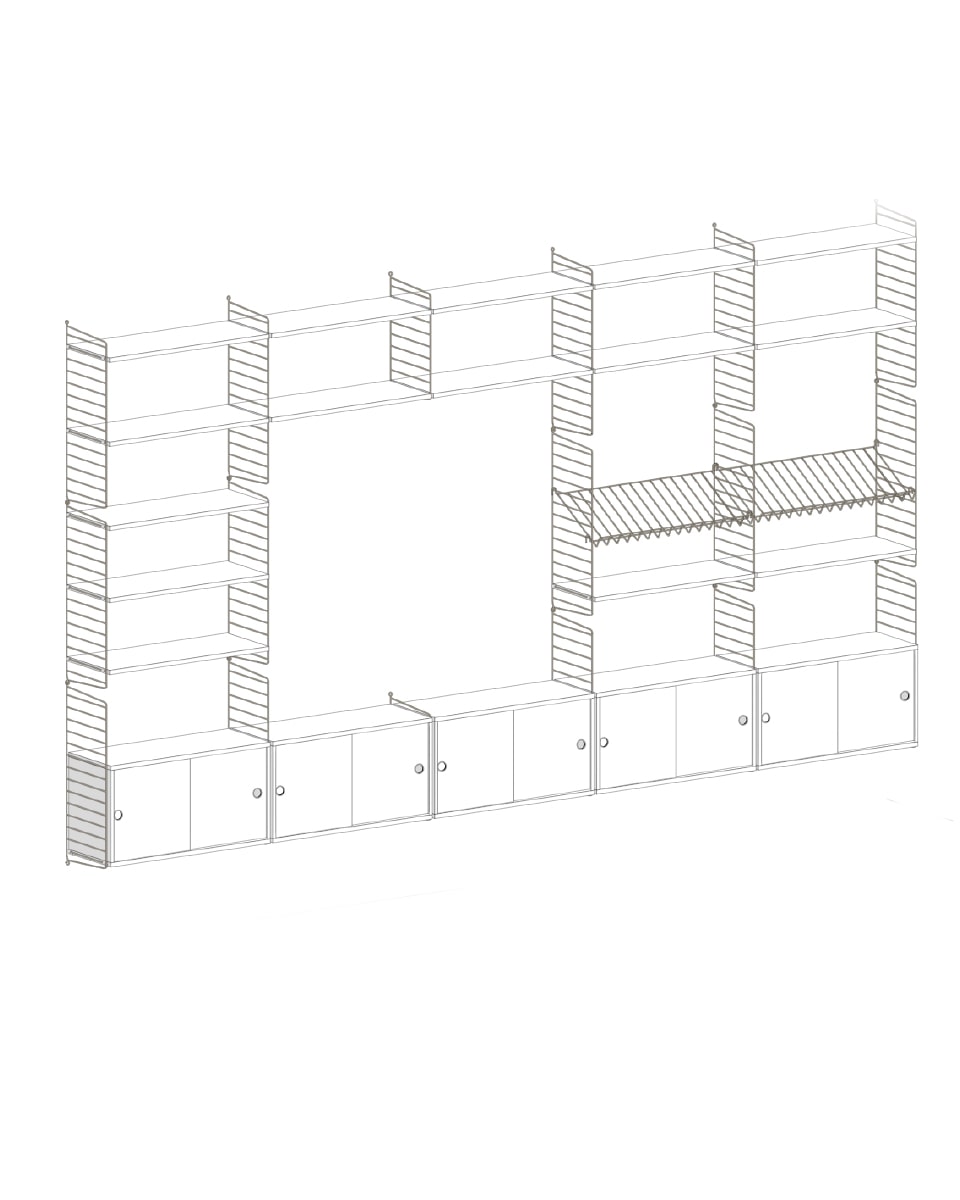 מערכת מידוף לטלויזיה - Idana Furniture