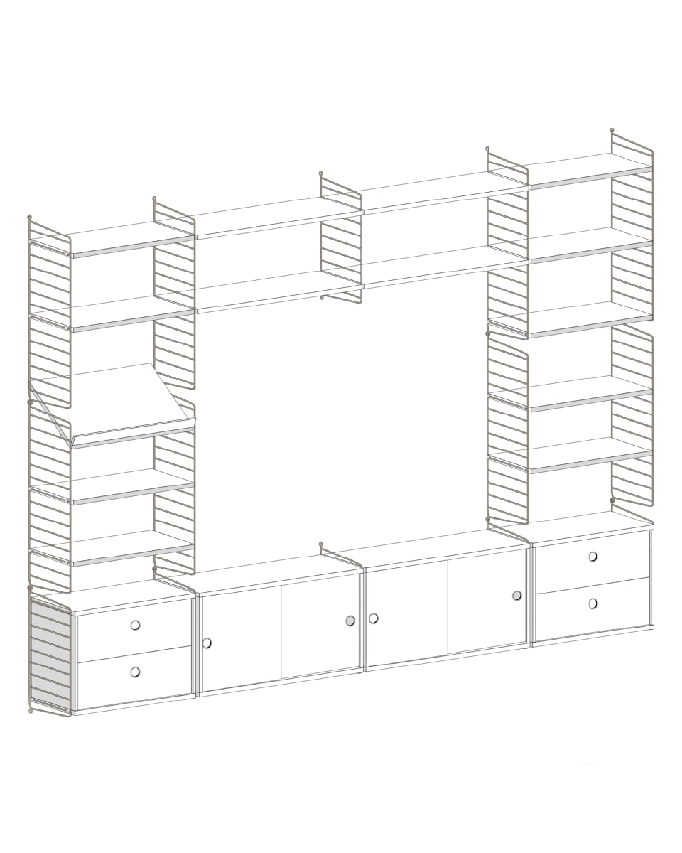 מזנון טלויזיה היקפי - Idana Furniture