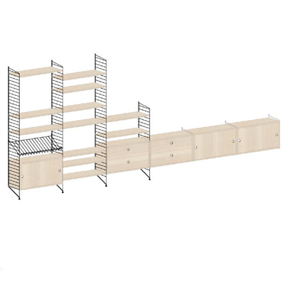 ספריית אחסון רחבה - Idana Furniture