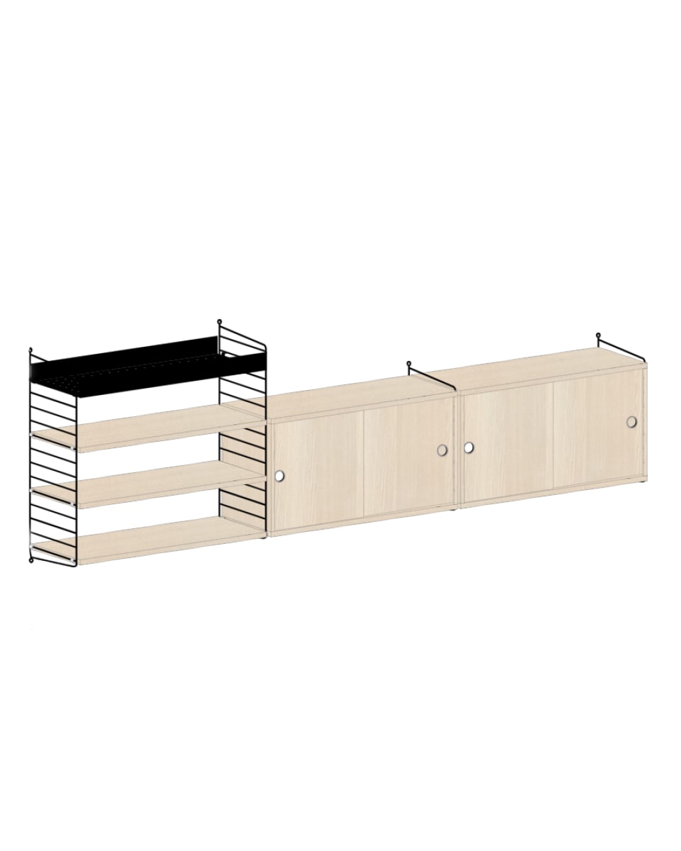מזנון טלויזיה ומדף מתכת - Idana Furniture