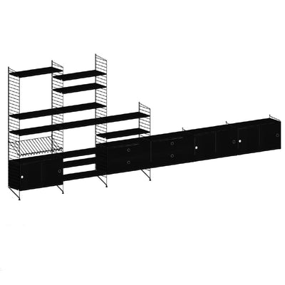 ספריית אחסון רחבה - Idana Furniture