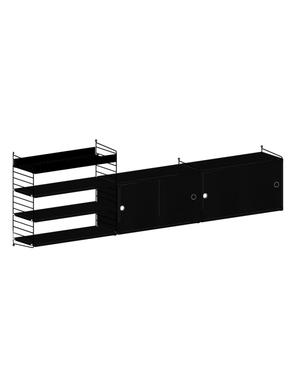 מזנון טלויזיה ומדף מתכת - Idana Furniture
