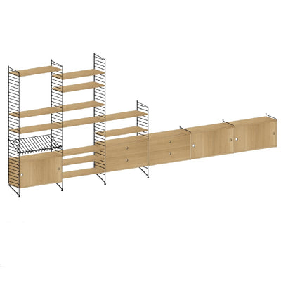 ספריית אחסון רחבה - Idana Furniture