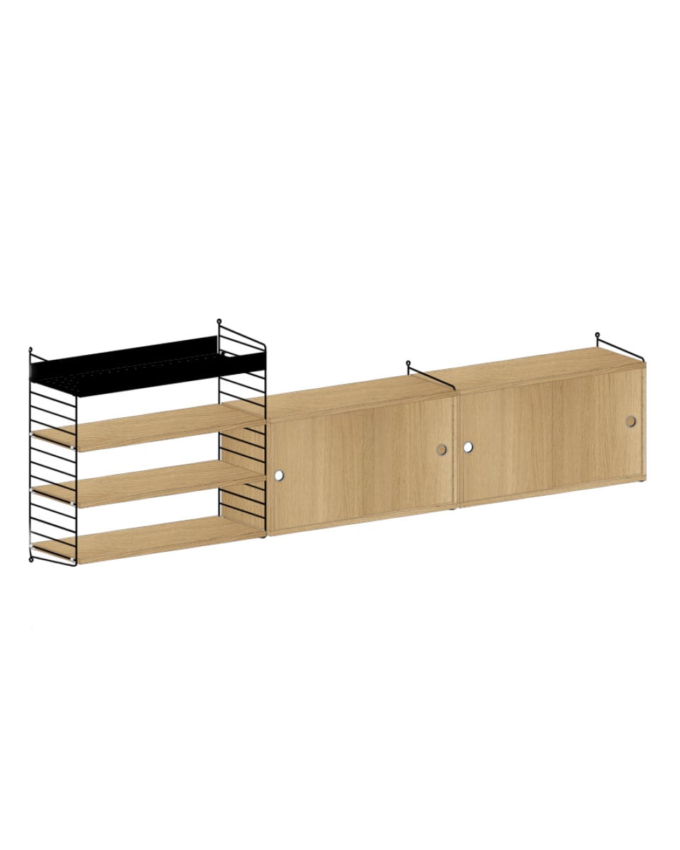 מזנון טלויזיה ומדף מתכת - Idana Furniture