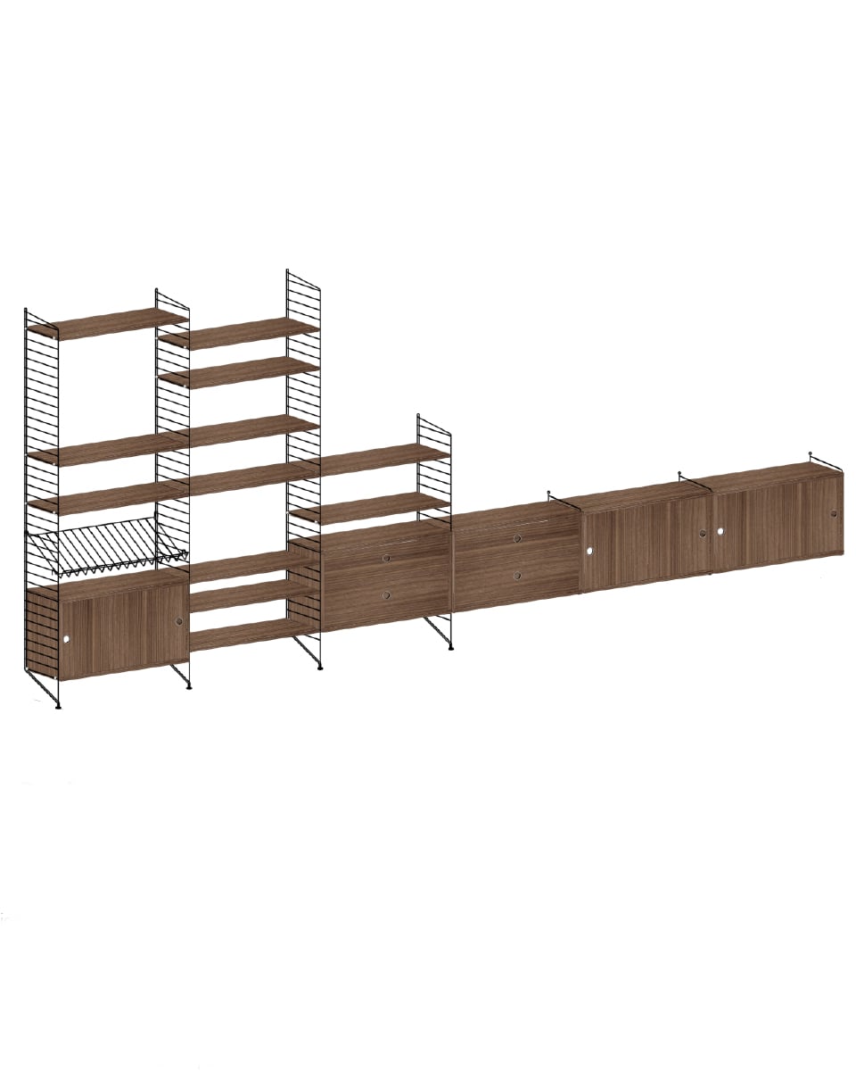 ספריית אחסון רחבה - Idana Furniture