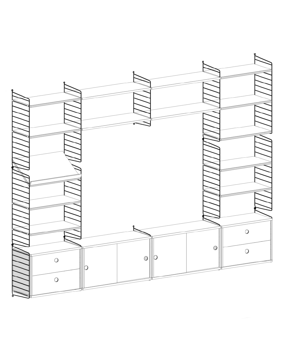 מזנון טלויזיה היקפי - Idana Furniture
