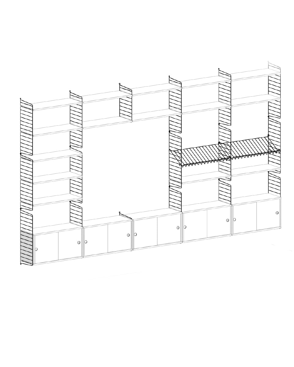 מערכת מידוף לטלויזיה - Idana Furniture