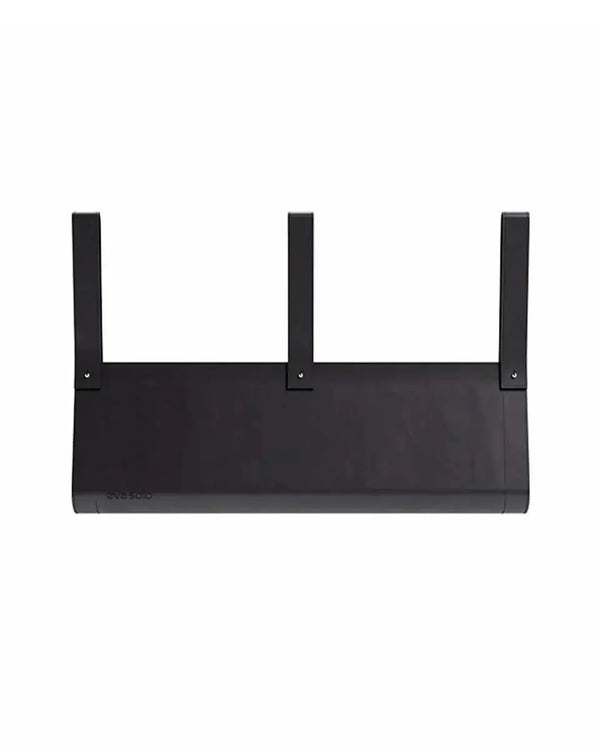כיס אחסון שחור מעור טבעי דגם Carry TV Pocket של המותג Please Wait to be Seated.