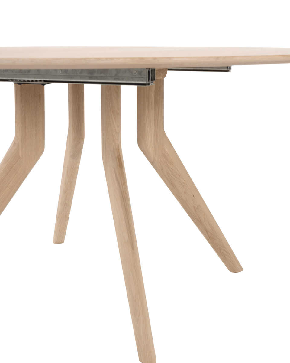 שולחן אוכל עגול נפתח CORNA SLIM - Idana Furniture