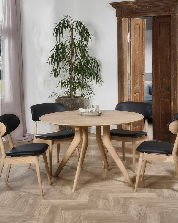 שולחן אוכל עגול נפתח CORNA SLIM - Idana Furniture