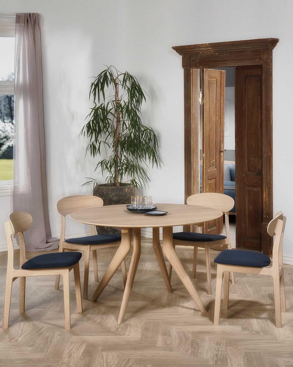 שולחן אוכל עגול נפתח CORNA SLIM - Idana Furniture