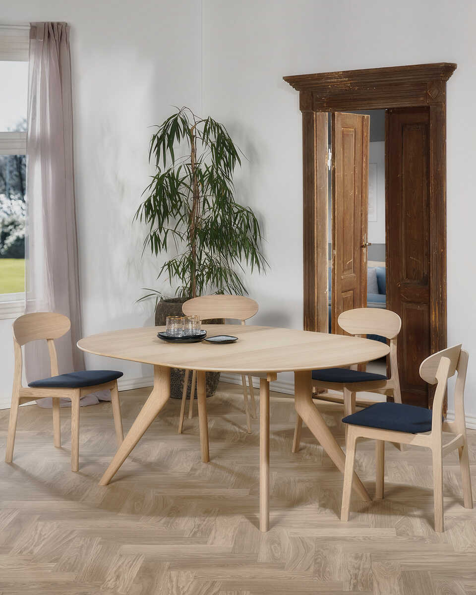 שולחן אוכל עגול נפתח CORNA SLIM - Idana Furniture