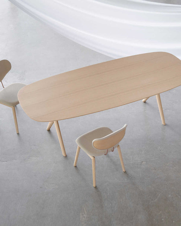 שולחן אוכל אליפסה נפתח Corna Slim - Idana Furniture