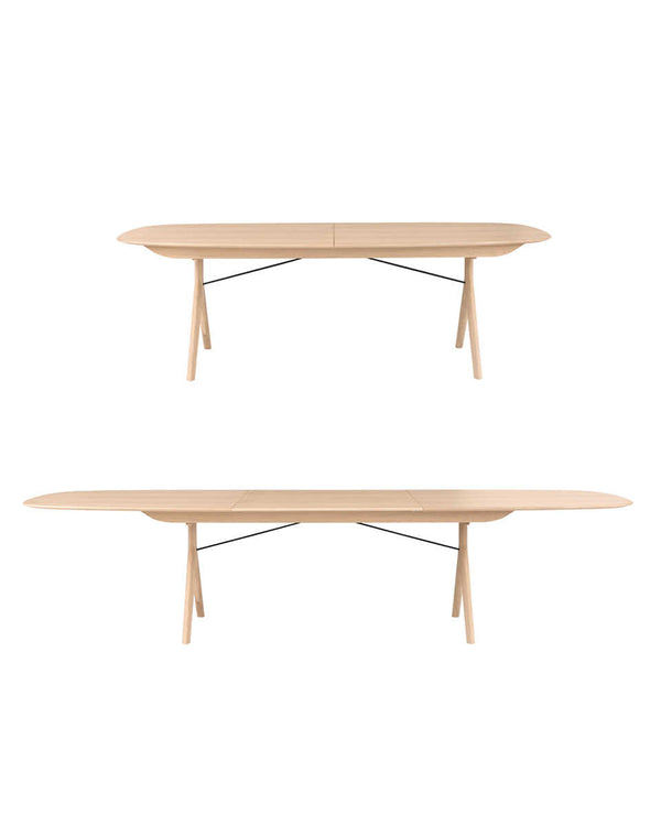 שולחן אוכל אליפסה נפתח Corna Slim - Idana Furniture