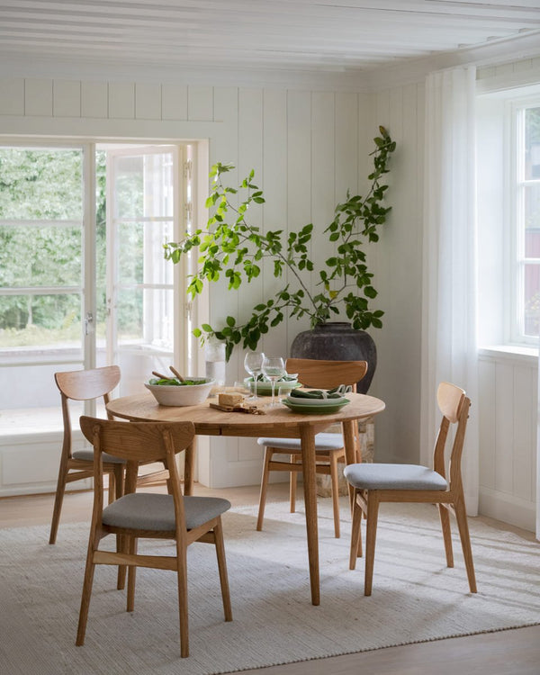 שולחן אוכל עגול נפתח Tyler - Idana Furniture