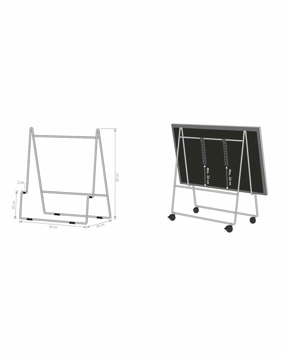 מעמד טלוויזיה על גלגלים Carry - Idana Furniture