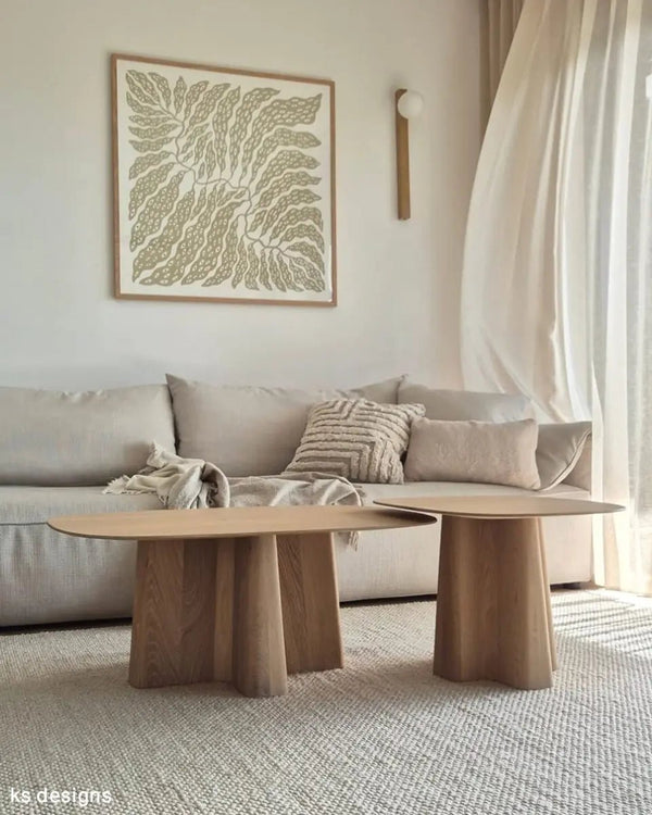 שולחן קפה אובלי Flame - Idana Furniture