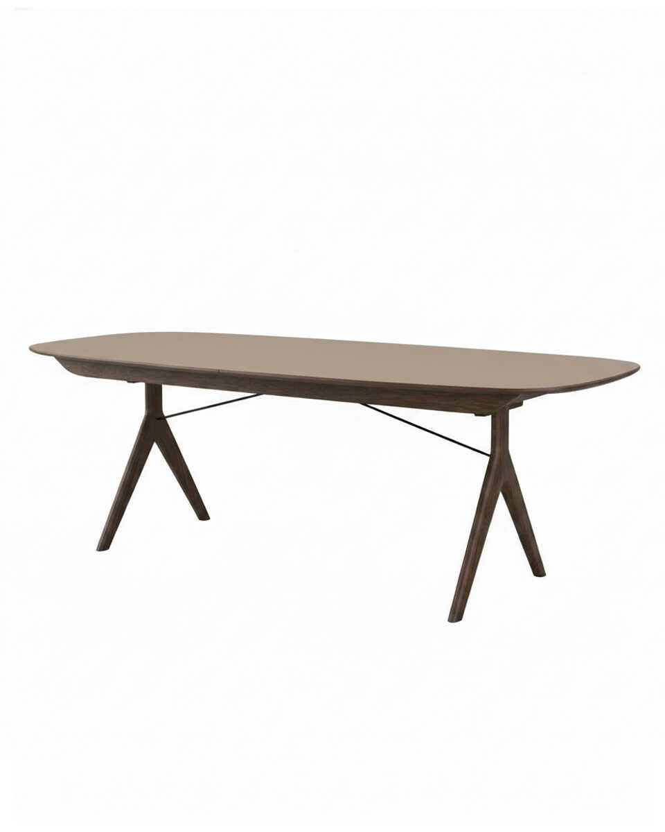 שולחן אוכל אליפסה נפתח Corna Slim - Idana Furniture