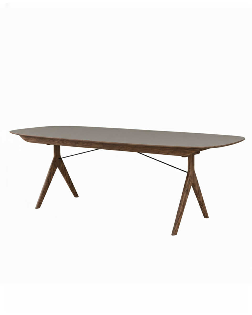 שולחן אוכל אליפסה נפתח Corna Slim - Idana Furniture