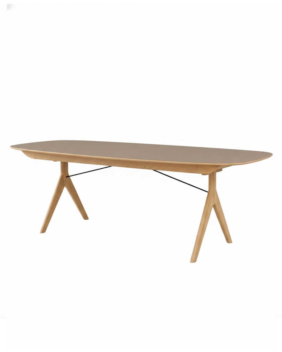 שולחן אוכל אליפסה נפתח Corna Slim - Idana Furniture